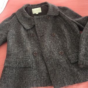 Brown textured jacket Banana Republic